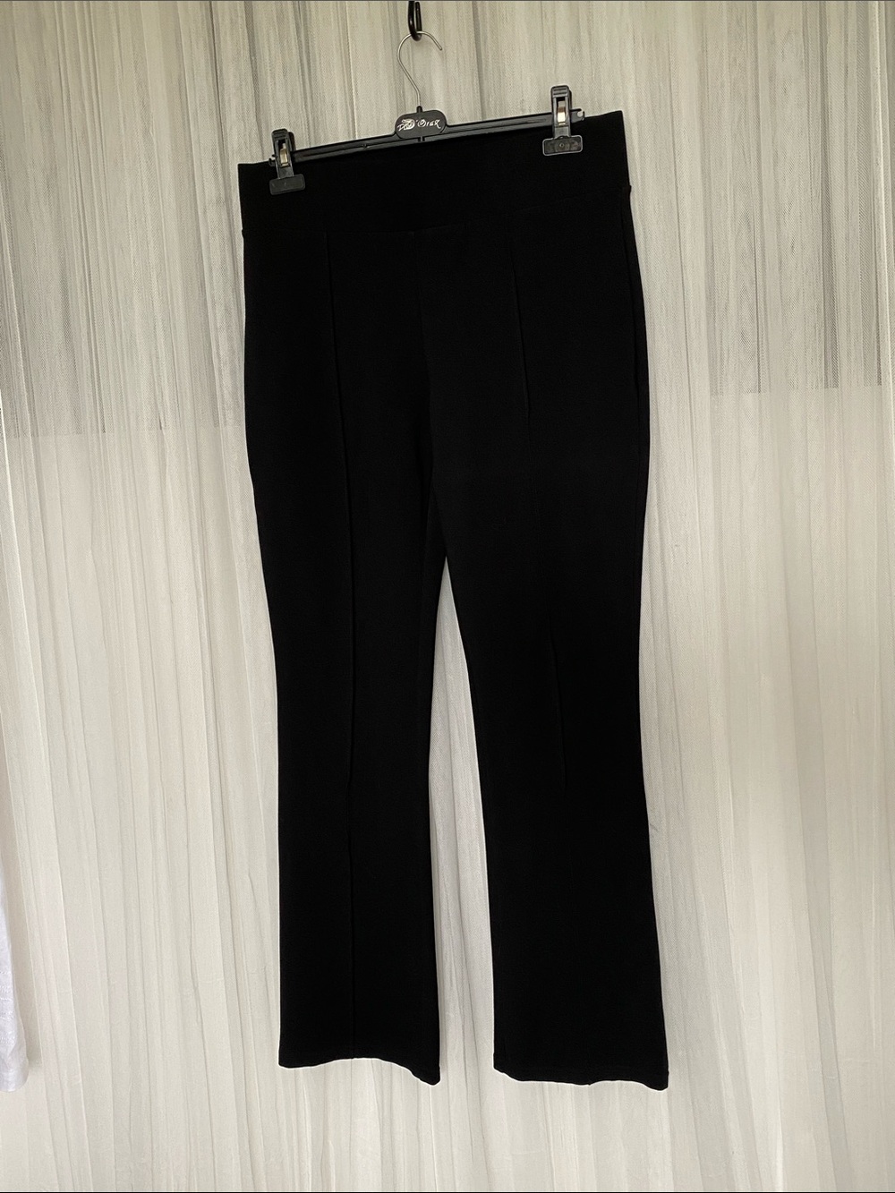 Seven 7 Pull on Black Bootcut Stretchy Thick Pant Size XL